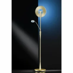 Luminaires Trio Lampadaire Trio-Leuchten Quebec LED Laiton, 2 lumières* Éclairage Led