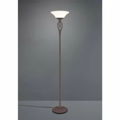 Luminaires Rustiques-Luminaires Trio Lampadaire Trio-Leuchten Rustica Rouille, 2 lumières