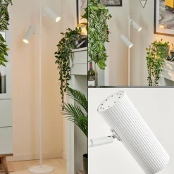 Luminaires Scandinaves-hofstein Lampadaire Trutielle Blanc, 2 lumières