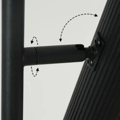 Luminaires Scandinaves-hofstein Lampadaire Trutielle Noir, 2 lumières