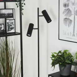 Luminaires Scandinaves-hofstein Lampadaire Trutielle Noir, 2 lumières