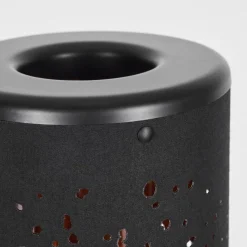 Lampes En Tissu-hofstein Lampadaire Tumba LED Noir, 1 lumière