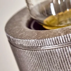 hofstein Lampadaire Tyldom Argent Oxydé, 3 lumières* Lampadaires Et Lampes Sur Pied