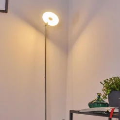 hofstein Lampadaire Umag LED Acier inoxydable, 1 lumière