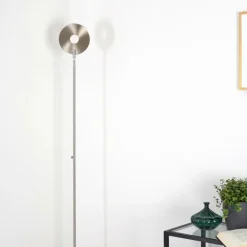 hofstein Lampadaire Umag LED Acier inoxydable, 1 lumière