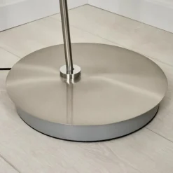 hofstein Lampadaire Umag LED Chrome, Nickel mat, 1 lumière