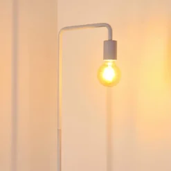 hofstein Lampadaire Valocolla Blanc, 1 lumière* Lampadaires Et Lampes Sur Pied