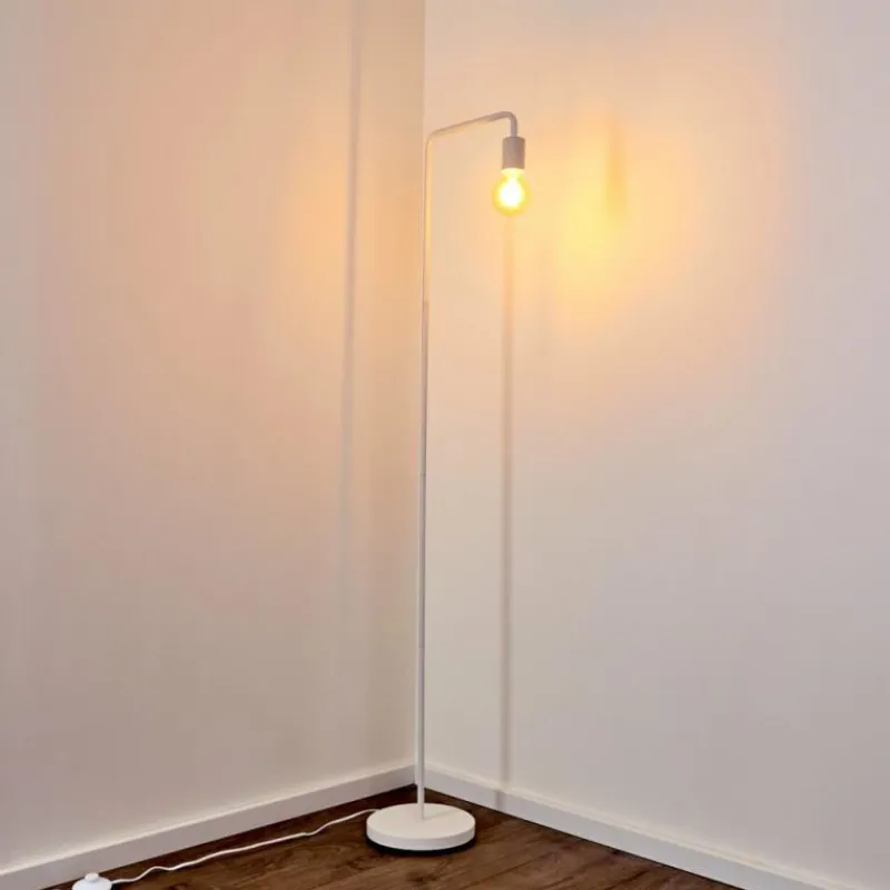 hofstein Lampadaire Valocolla Blanc, 1 lumière* Lampadaires Et Lampes Sur Pied