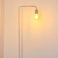 hofstein Lampadaire Valocolla Blanc, 1 lumière* Lampadaires Et Lampes Sur Pied