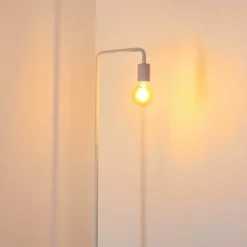 hofstein Lampadaire Valocolla Blanc, 1 lumière* Lampadaires Et Lampes Sur Pied