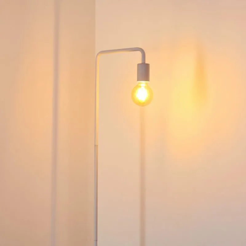 hofstein Lampadaire Valocolla Blanc, 1 lumière* Lampadaires Et Lampes Sur Pied