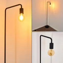 hofstein Lampadaire Valocolla Noir, 1 lumière