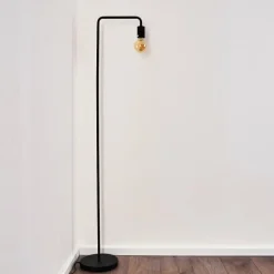 hofstein Lampadaire Valocolla Noir, 1 lumière