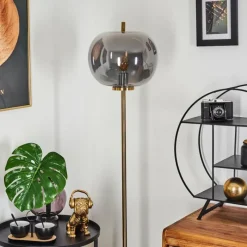 hofstein Lampadaire Verbania Laiton, 1 lumière