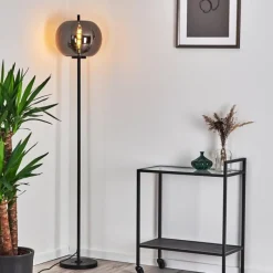 hofstein Lampadaire Verbania Noir, 1 lumière