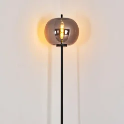 hofstein Lampadaire Verbania Noir, 1 lumière