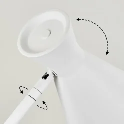 Luminaires Scandinaves-hofstein Lampadaire Vijes Blanc, 1 lumière