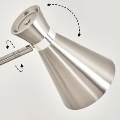 Luminaires Scandinaves-hofstein Lampadaire Vijes Nickel mat, 1 lumière