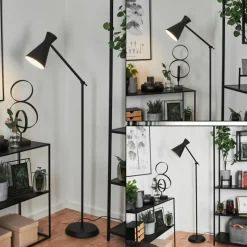 Luminaires Scandinaves-hofstein Lampadaire Vijes Noir, 1 lumière