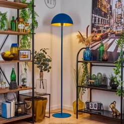 Lampes Dorées-hofstein Lampadaire Vivian Bleu, 1 lumière