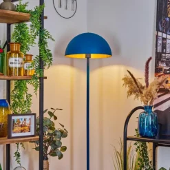 Lampes Dorées-hofstein Lampadaire Vivian Bleu, 1 lumière