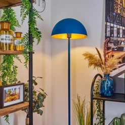 Lampes Dorées-hofstein Lampadaire Vivian Bleu, 1 lumière