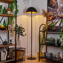 Lampes Dorées-hofstein Lampadaire Vivian Noir, 1 lumière