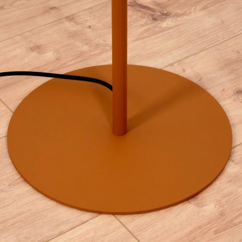 Lampes Dorées-hofstein Lampadaire Vivian Orange, 1 lumière