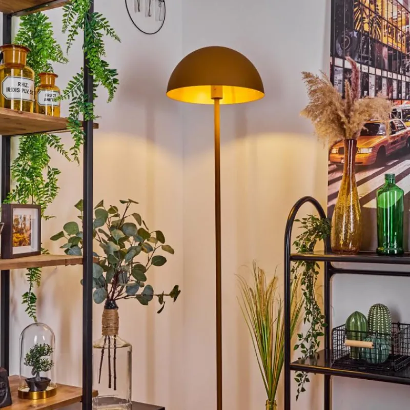 Lampes Dorées-hofstein Lampadaire Vivian Orange, 1 lumière