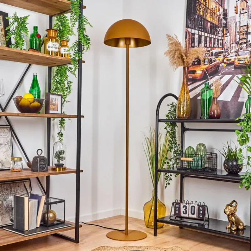 Lampes Dorées-hofstein Lampadaire Vivian Orange, 1 lumière