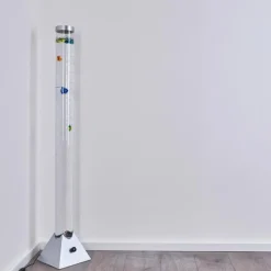 hofstein Lampadaire Wanas LED Titane, 1 lumière, Changeur de couleurs* Éclairage Led