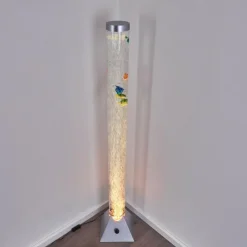 hofstein Lampadaire Wanas LED Titane, 1 lumière, Changeur de couleurs* Éclairage Led