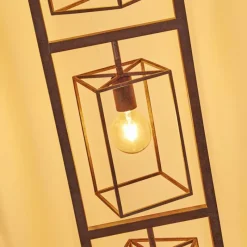 Luminaires Rustiques-hofstein Lampadaire Westbroek Argenté, 4 lumières