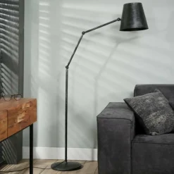 Lampes Industrielles-hofstein Lampadaire Westhoven Gris, 1 lumière