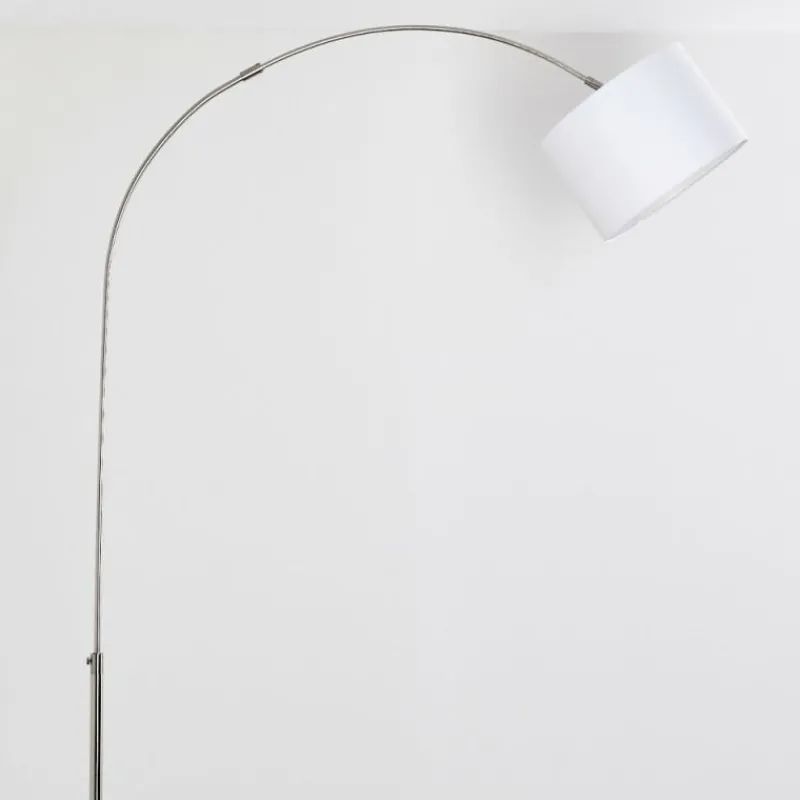 Lampes En Tissu-hofstein Lampadaire Wiby Nickel mat, 1 lumière
