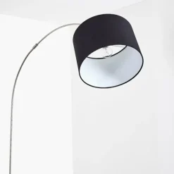 Lampes En Tissu-hofstein Lampadaire Wiby Nickel mat, 1 lumière