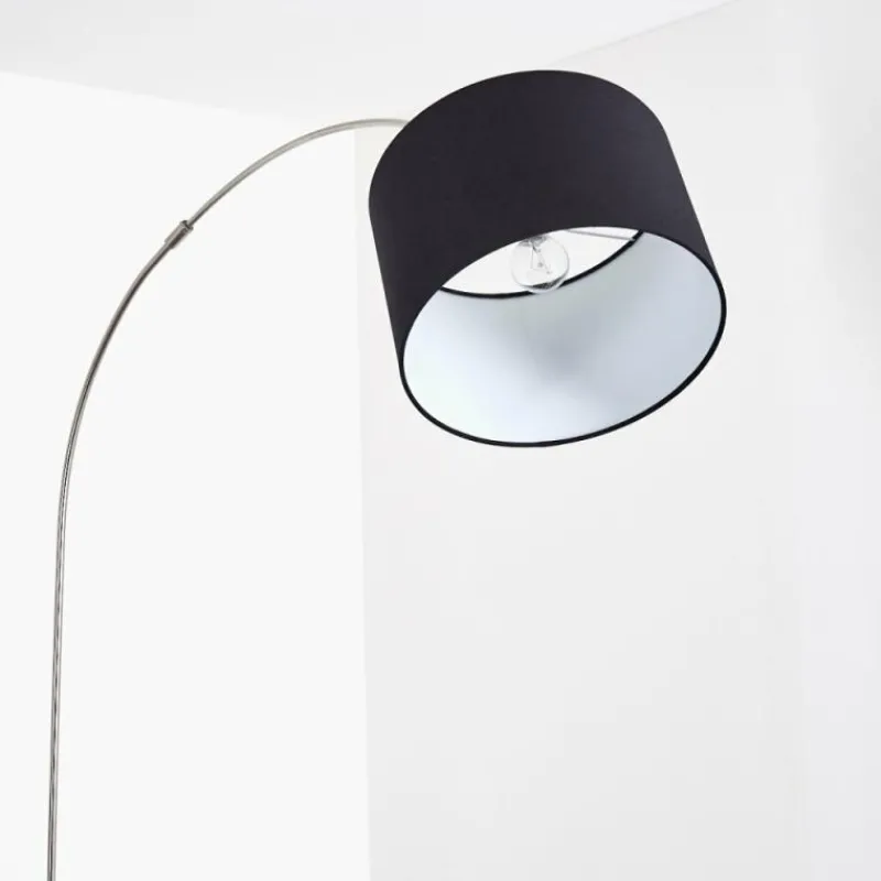 Lampes En Tissu-hofstein Lampadaire Wiby Nickel mat, 1 lumière