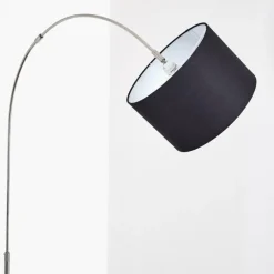 Lampes En Tissu-hofstein Lampadaire Wiby Nickel mat, 1 lumière