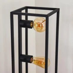 Lampes Vintages & Rétros-hofstein Lampadaire Wick Noir, 5 lumières