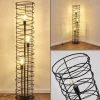 Lampes Vintages & Rétros-hofstein Lampadaire Woerden Noir, 3 lumières