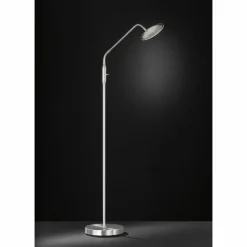 Luminaires Wofi Lampadaire Wofi ORTA LED Nickel mat, 1 lumière