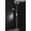 Luminaires Wofi Lampadaire Wofi REMY LED Nickel mat, 2 lumières* Lampadaires Et Lampes Sur Pied