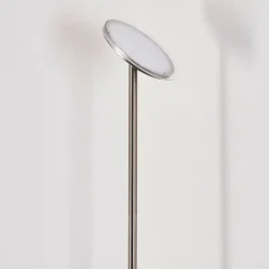 hofstein Lampadaire Wonsbek LED Nickel mat, 1 lumière