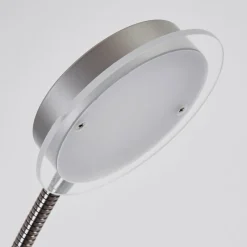 hofstein Lampadaire Wonsbek LED Nickel mat, 2 lumières