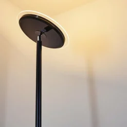 hofstein Lampadaire Wonsbek LED Noir, 1 lumière