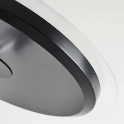 hofstein Lampadaire Wonsbek LED Noir, 2 lumières