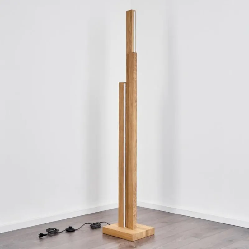 Luminaires Scandinaves-hofstein Lampadaire Yofre LED Écru, 3 lumières