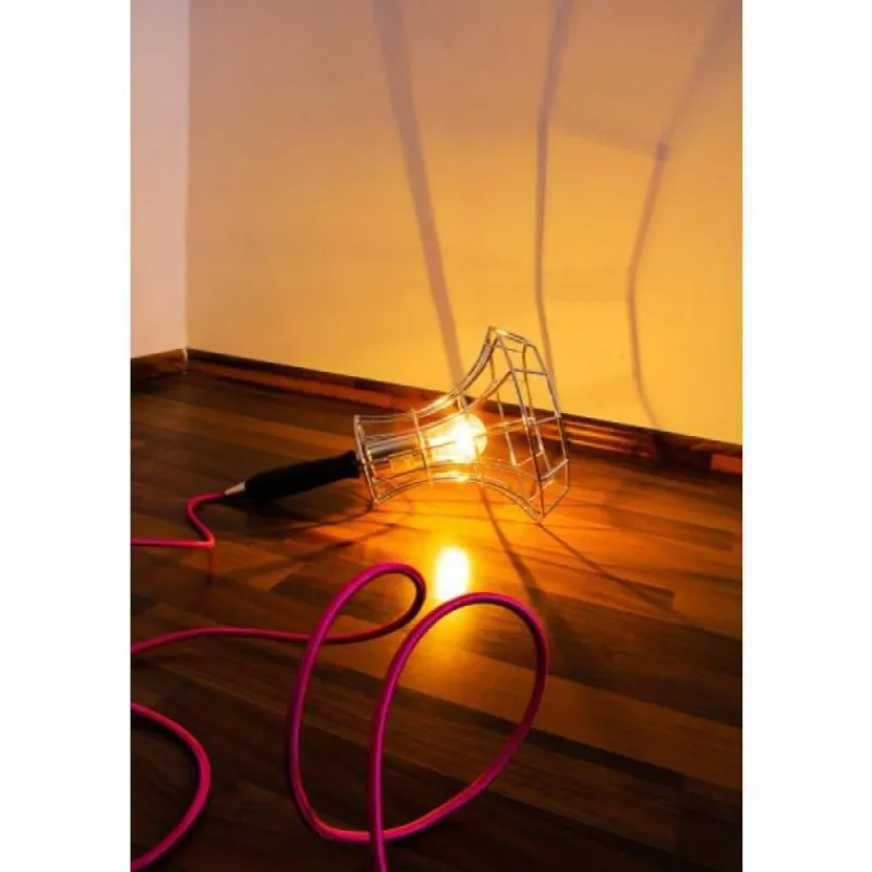 Luminaires Zava Luce Lampadaire Zavaluce Lady Cage Chrome, 1 lumière* Lampadaires Et Lampes Sur Pied