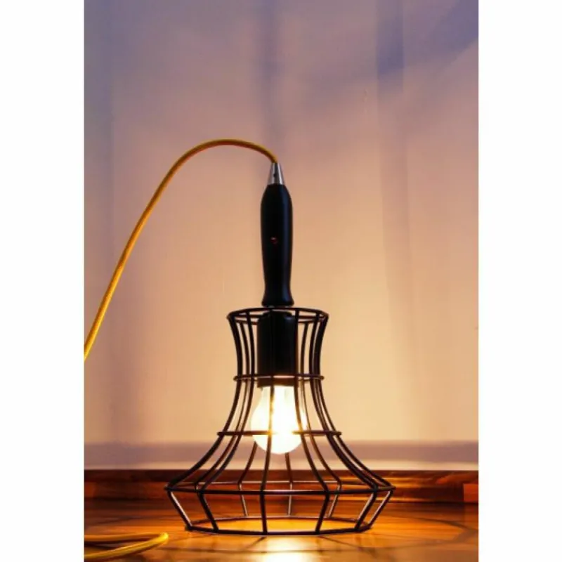 Luminaires Zava Luce Lampadaire Zavaluce Lady Cage Noir, 1 lumière* Lampadaires Et Lampes Sur Pied