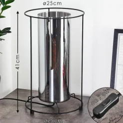 hofstein Lampadaire Zento Noir, 1 lumière